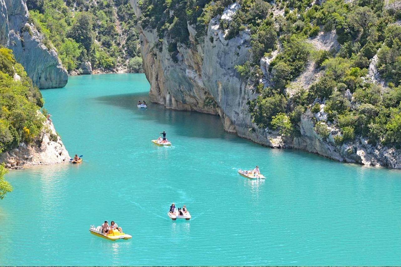 Camping Le Saint Clair Moustiers-Sainte-Marie Exterior foto